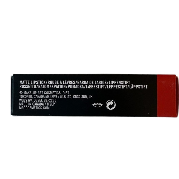 New In Box MAC Matte Lipstick Shade 607 Lady Danger Red - Picture 6 of 6
